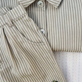 Konges Sløjd A/S WOVEN SHORTS & BLOOMERS tea stripe