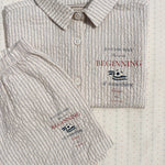 Konges Sløjd A/S WOVEN SHORT SLEEVE SHIRTS tradewinds stripe
