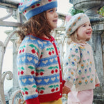 Konges Sløjd A/S KNITTED CARDIGANS cherry stripe