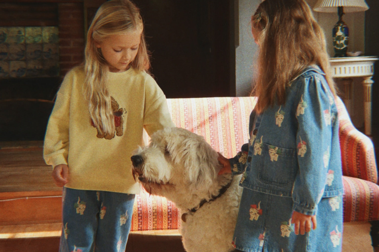 Konges Sløjd A/S WOVEN JACKETS & VESTS bow kitty denim