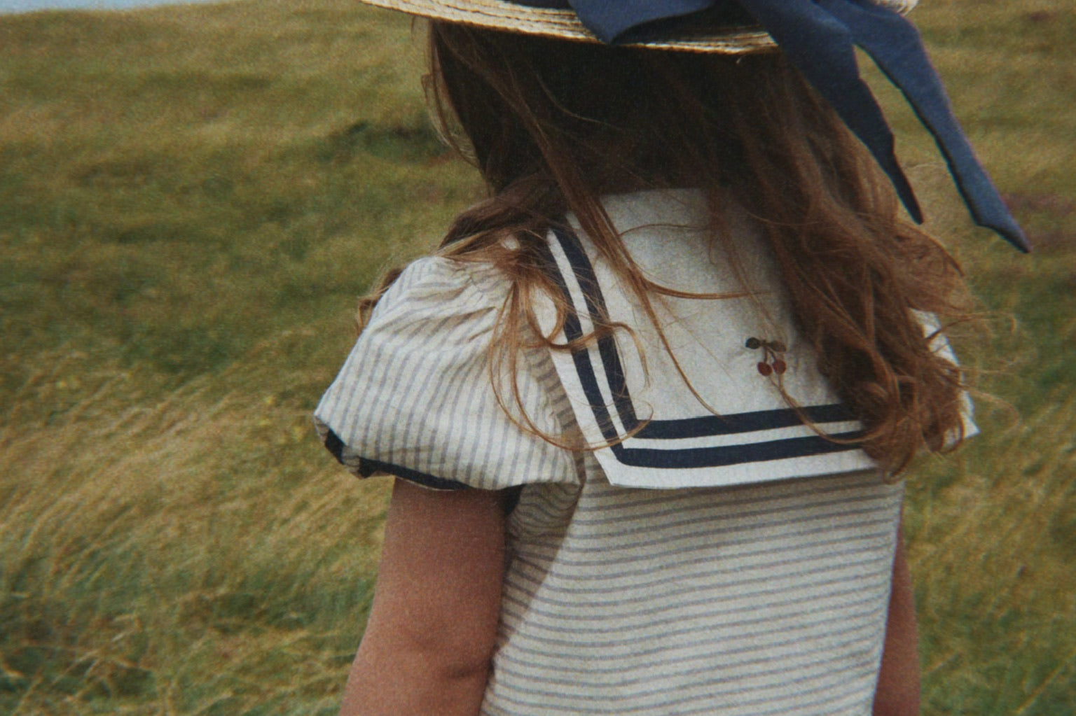 Konges Sløjd A/S WOVEN DRESSES bleu stripe