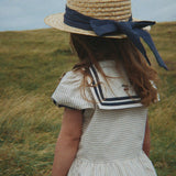 Konges Sløjd A/S WOVEN DRESSES bleu stripe