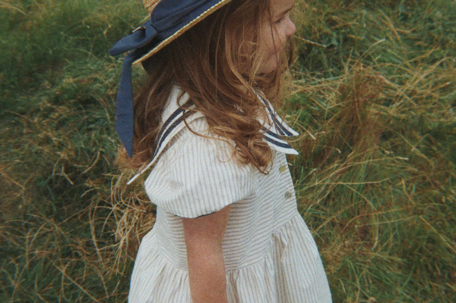 Konges Sløjd A/S WOVEN DRESSES bleu stripe