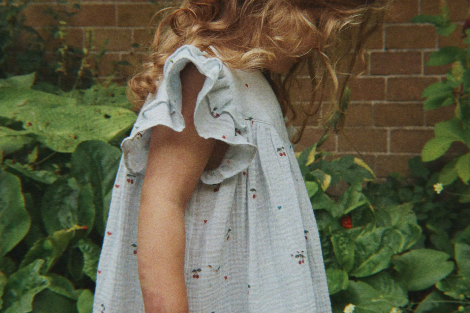 Konges Sløjd A/S WOVEN DRESSES cherry blue coeur