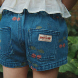 Konges Sløjd A/S WOVEN SHORTS & BLOOMERS ma grande cerise denim