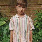 Konges Sløjd A/S WOVEN SHORT SLEEVE SHIRTS malibu stripe