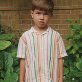Konges Sløjd A/S WOVEN SHORT SLEEVE SHIRTS malibu stripe
