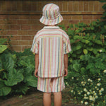 Konges Sløjd A/S WOVEN SHORT SLEEVE SHIRTS malibu stripe