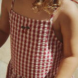 Konges Sløjd A/S WOVEN DRESSES raspberry check