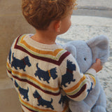 Konges Sløjd A/S KNITTED BLOUSES & VESTS piccolo scottie