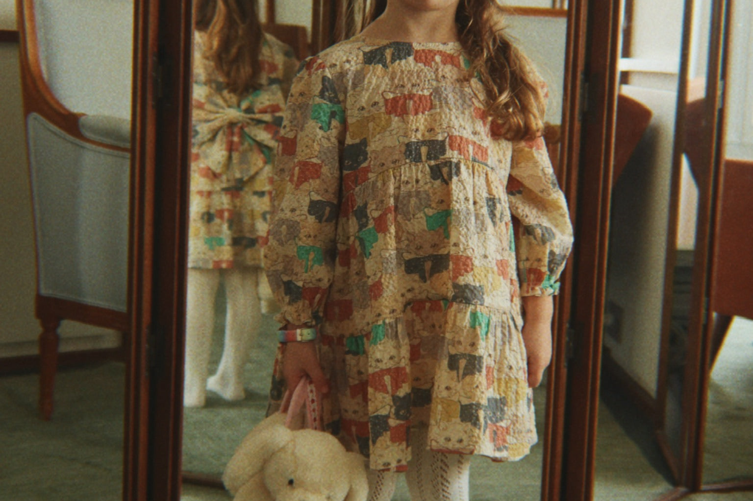Konges Sløjd A/S WOVEN DRESSES like cats and dogs