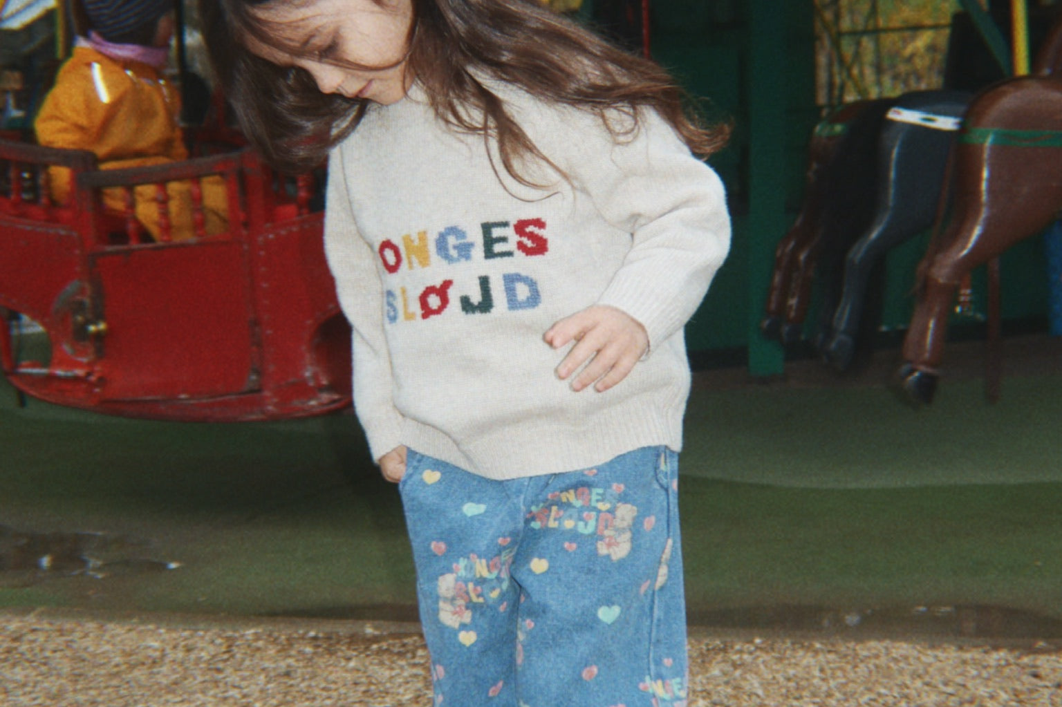 Konges Sløjd A/S WOVEN PANTS teddy coeur