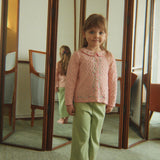 Konges Sløjd A/S JERSEY PANTS leek green