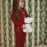 Konges Sløjd A/S KNITTED PANTS pomegranate