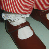 Konges Sløjd A/S WOVEN PANTS milk rouge stripe