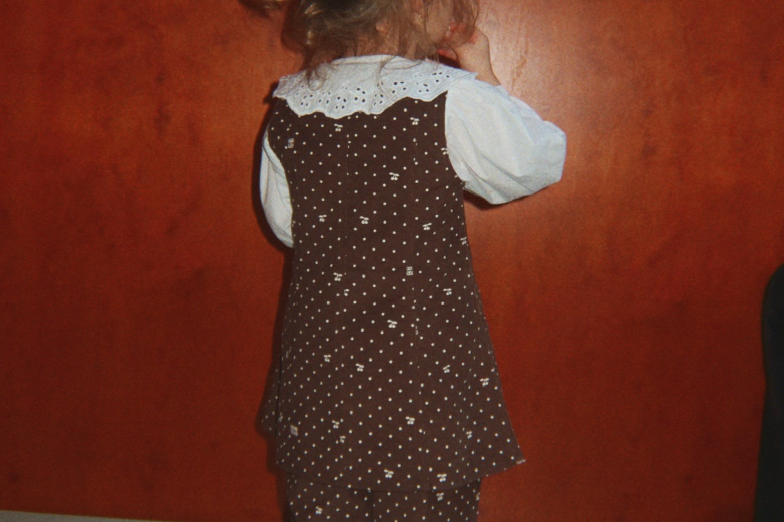 Konges Sløjd A/S WOVEN DRESSES cherry dot chocolate
