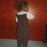 Konges Sløjd A/S WOVEN DRESSES cherry dot chocolate
