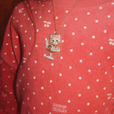 Konges Sløjd A/S JERSEY BLOUSES cherry berry dot