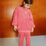 Konges Sløjd A/S JERSEY PANTS cherry berry dot