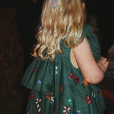 Konges Sløjd A/S WOVEN DRESSES hunter green