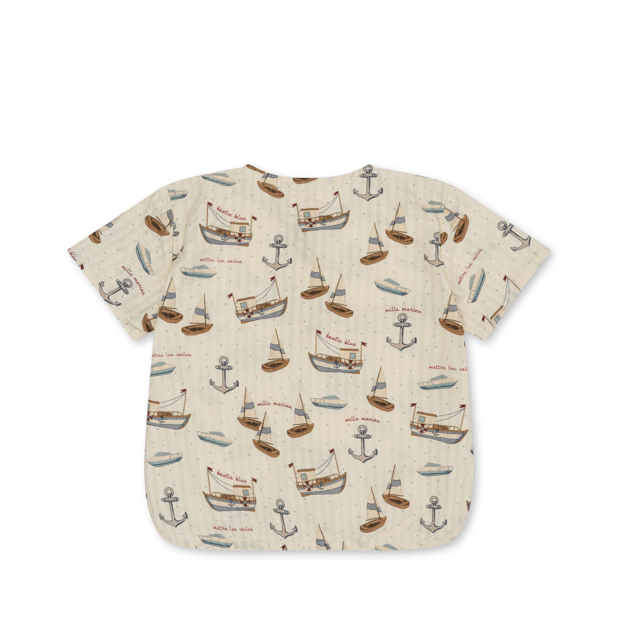 Konges Sløjd A/S WOVEN SHORT SLEEVE SHIRTS sail away