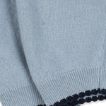 Konges Sløjd A/S KNITTED PANTS blue fog