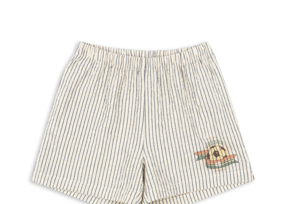 Konges Sløjd A/S WOVEN SHORTS & BLOOMERS stripe bluie