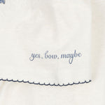 Konges Sløjd A/S JERSEY T-SHIRTS off white/bow collar