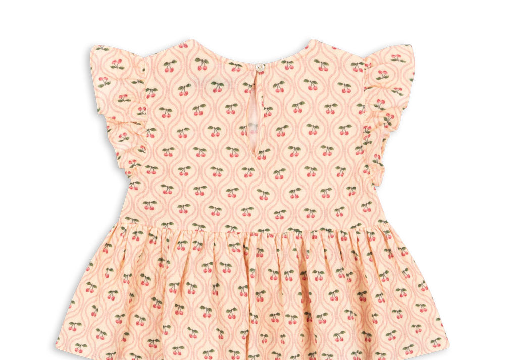 Konges Sløjd A/S WOVEN SHORT SLEEVE SHIRTS cherry pink motif