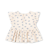 Konges Sløjd A/S WOVEN SHORT SLEEVE SHIRTS bow bleu