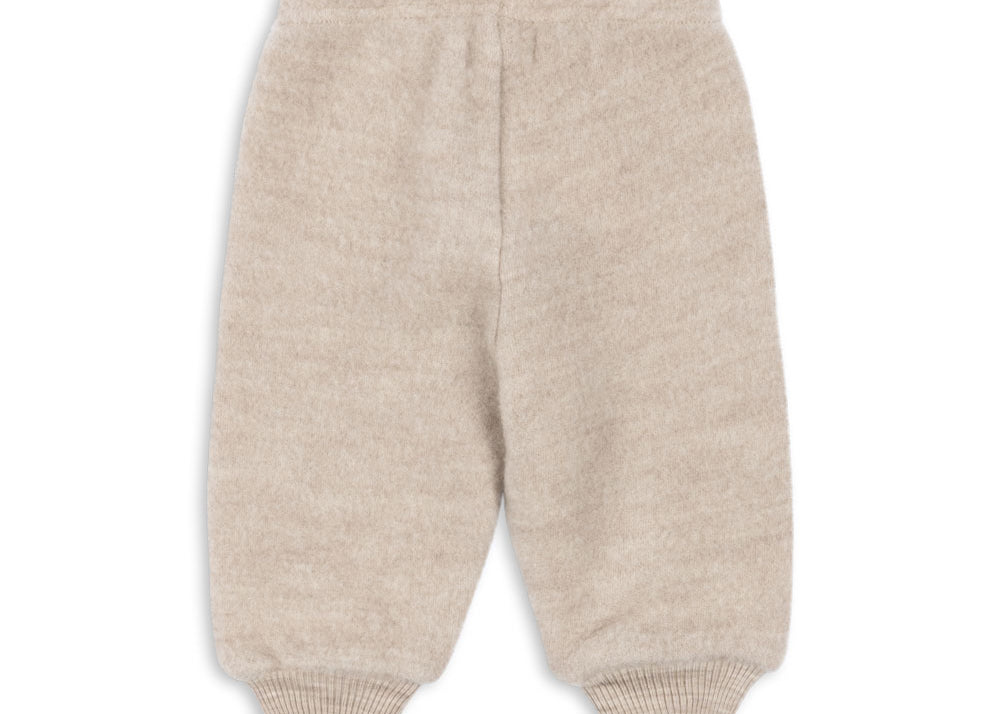 Konges Sløjd A/S JERSEY PANTS oatmeal melange