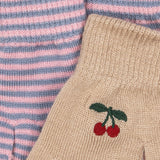 Konges Sløjd A/S GLOVES cherry/stripe