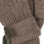 Konges Sløjd A/S MITTENS bunny brown melange