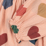 Konges Sløjd A/S WOVEN ROMPERS & JUMPSUITS coeur rose coloré