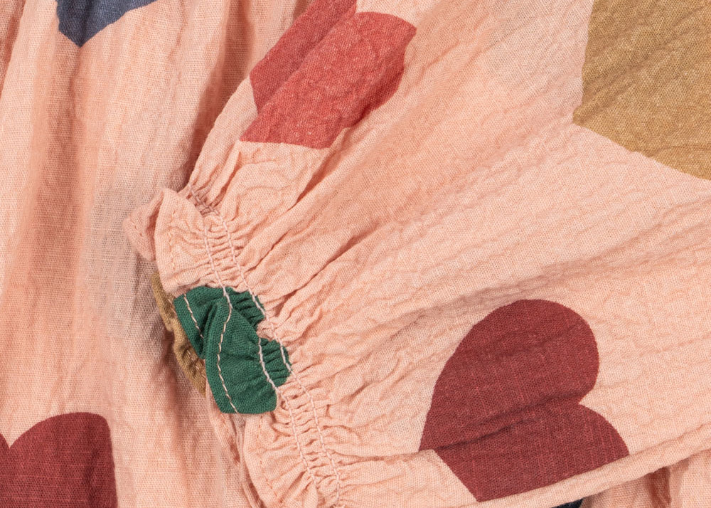 Konges Sløjd A/S WOVEN ROMPERS & JUMPSUITS coeur rose coloré