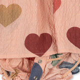 Konges Sløjd A/S WOVEN ROMPERS & JUMPSUITS coeur rose coloré