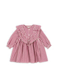 Konges Sløjd A/S WOVEN DRESSES sangria/butter check