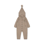 Konges Sløjd A/S KNITTED ROMPERS & ONESIES light brown