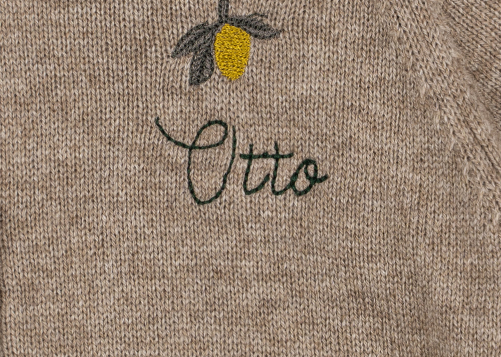Konges Sløjd A/S KNITTED ROMPERS & ONESIES light brown