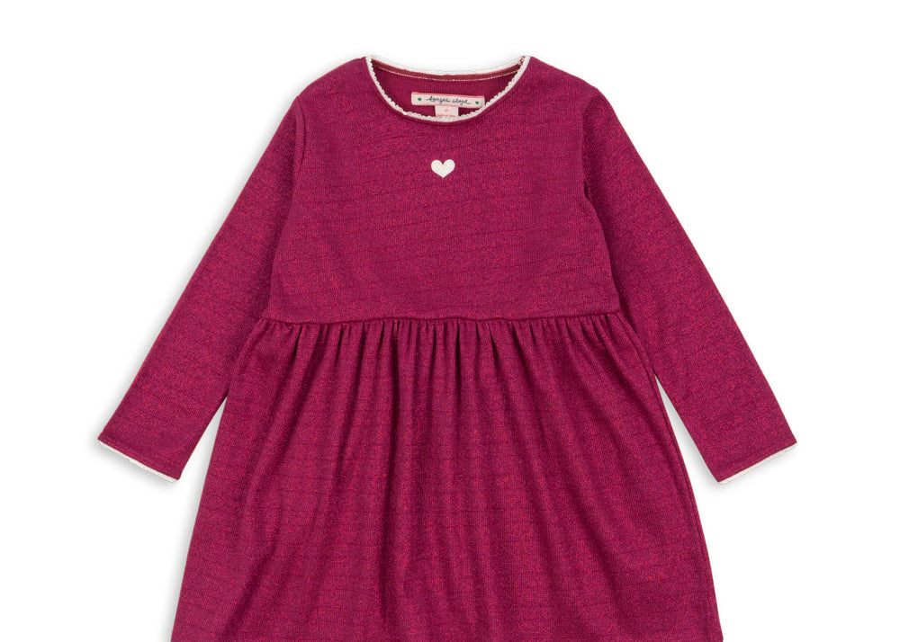 Konges Sløjd A/S JERSEY DRESSES sangria
