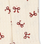 Konges Sløjd A/S JERSEY PANTS bow rouge
