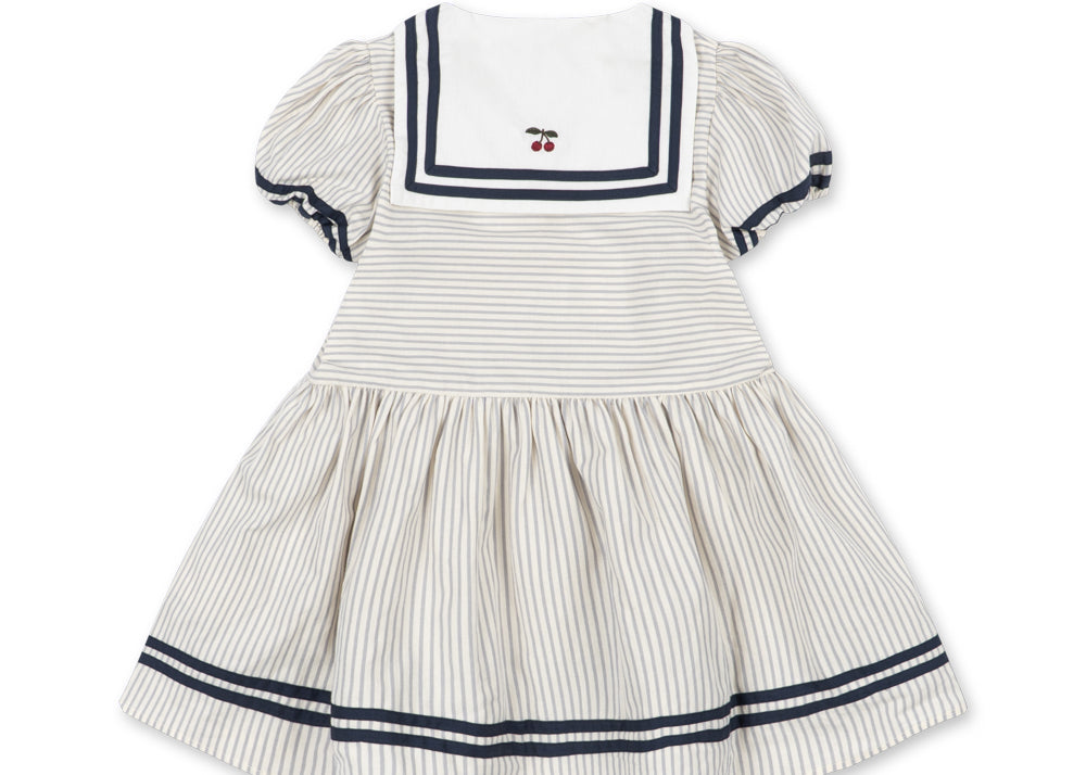 Konges Sløjd A/S WOVEN DRESSES bleu stripe