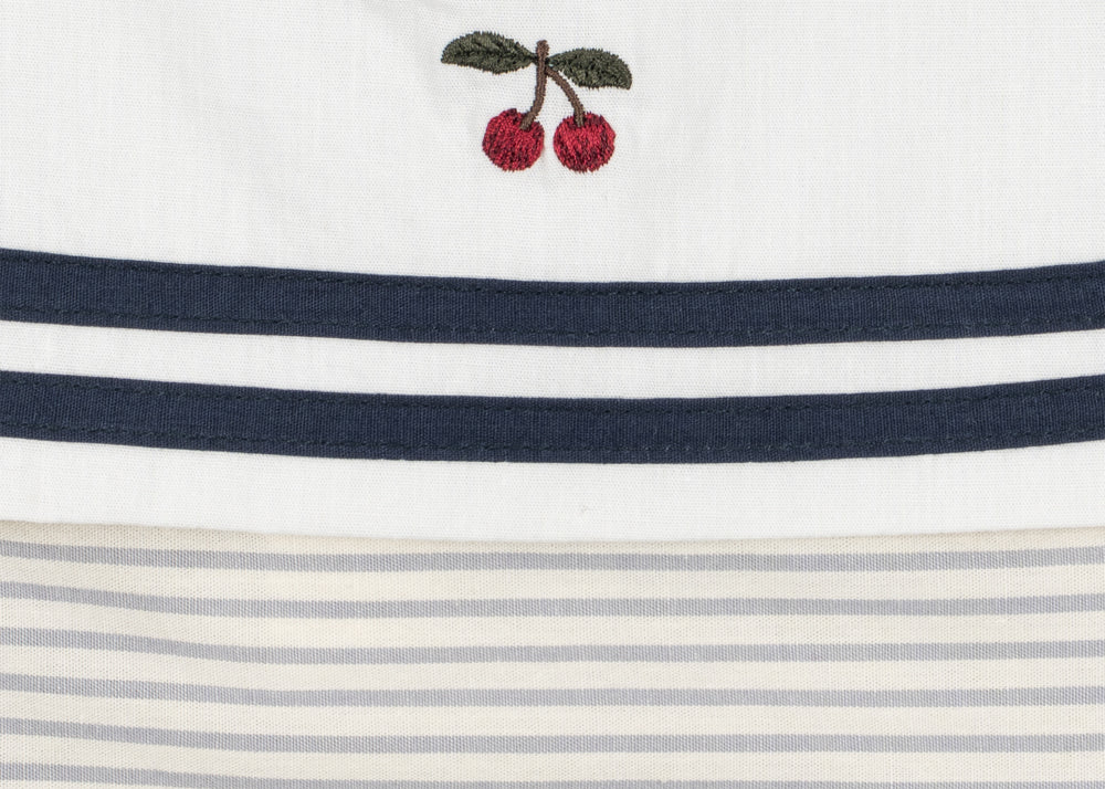 Konges Sløjd A/S WOVEN DRESSES bleu stripe