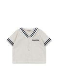 Konges Sløjd A/S WOVEN SHORT SLEEVE SHIRTS bleu stripe