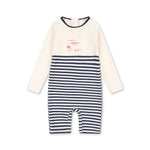 Konges Sløjd A/S UV ONESIES marin stripe