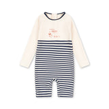 Konges Sløjd A/S UV ONESIES marin stripe