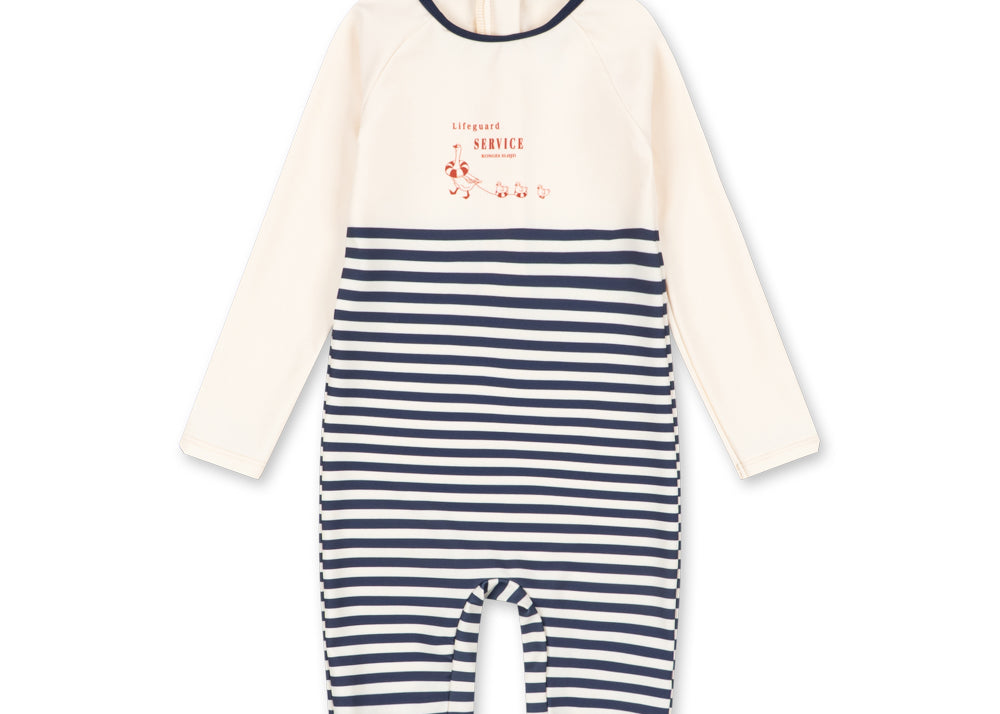 Konges Sløjd A/S UV ONESIES marin stripe