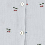Konges Sløjd A/S WOVEN SHORT SLEEVE SHIRTS cherry blue coeur