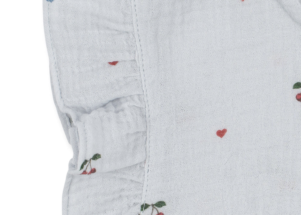 Konges Sløjd A/S WOVEN SHORT SLEEVE SHIRTS cherry blue coeur
