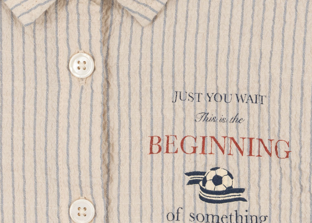 Konges Sløjd A/S WOVEN SHORT SLEEVE SHIRTS tradewinds stripe